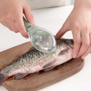 household fish scale remover | non slip scraping tool | easy to clean kitchen accessory