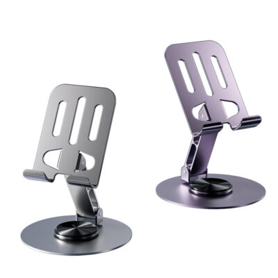 premium adjustable aluminum alloy phone stand – foldable, height adjustable & portable desk holder 2025 edition