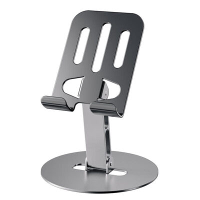 premium adjustable aluminum alloy phone stand – foldable, height adjustable & portable desk holder 2025 edition