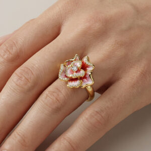 rosé bloom embrace ring