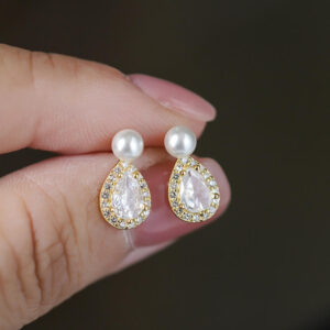 golden aura bloom drops – luxury yellow zircon oval silver earrings (copy)