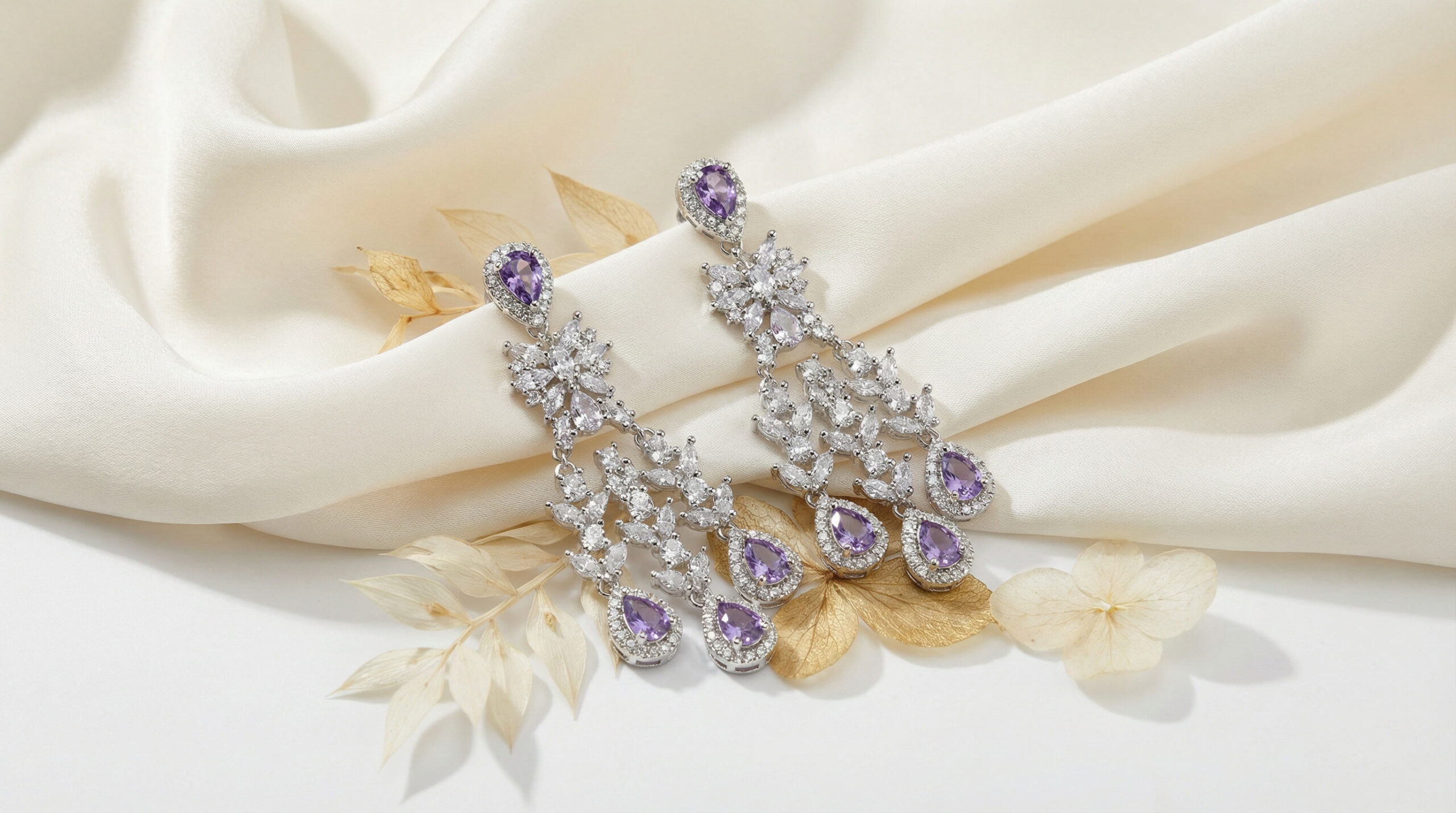 aurora bloom multicolor zircon drop earrings – 18k gold plated luxury sparkle aurora bloom multicolor zircon drop earrings – 18k gold plated luxury sparkle