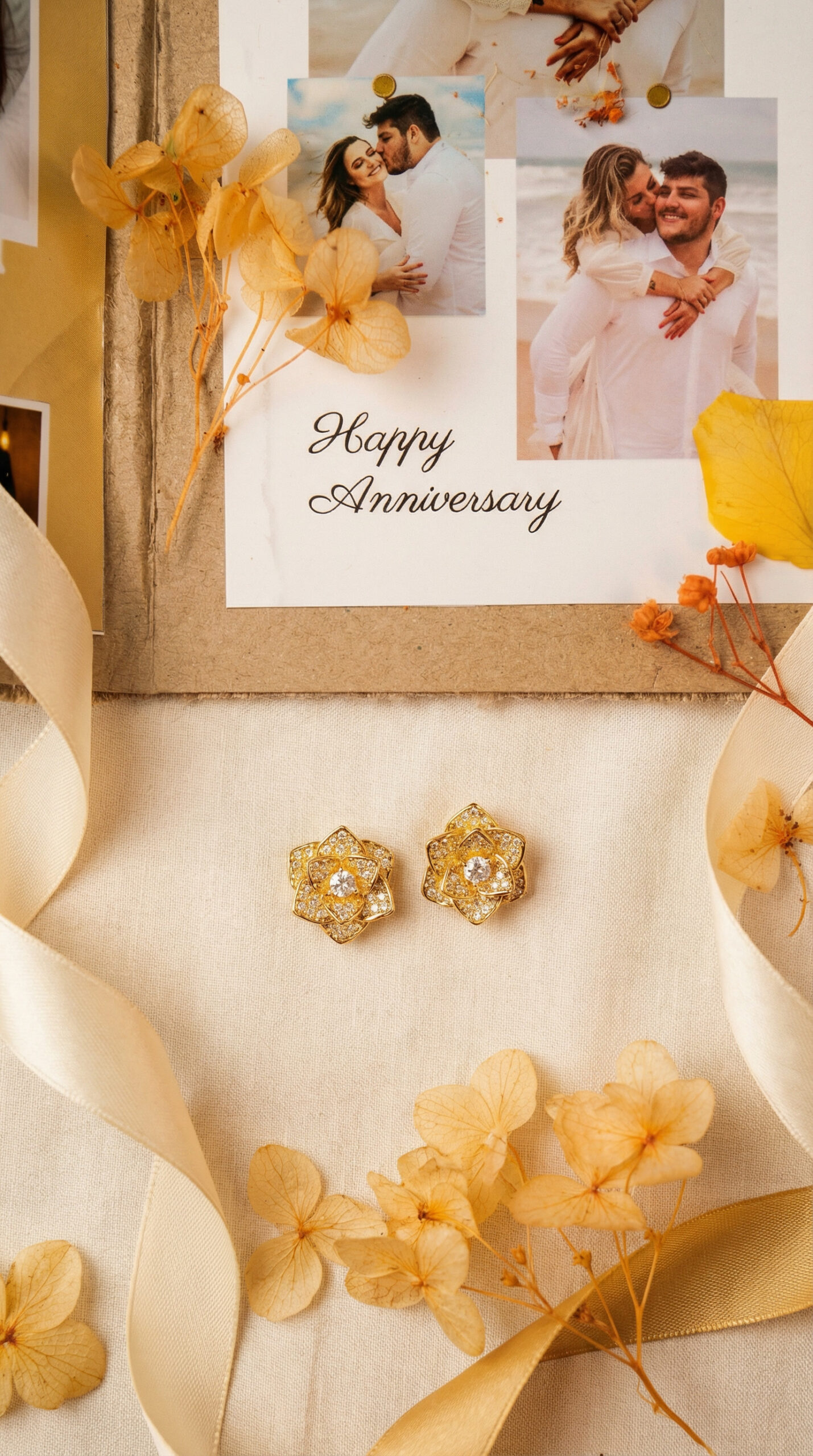 radiant bloom floral zircon stud earrings